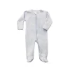 Noomie - Jacquard de estrelas azul claro com zíper para bebê menino