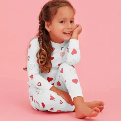 Noomie - Two Piece Pajama Valentine Hearts