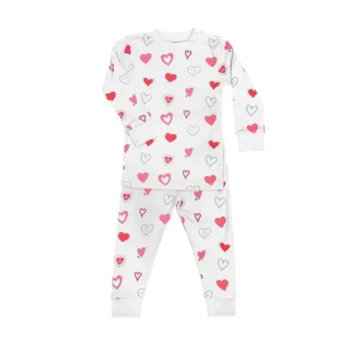 Noomie - Two Piece Pajama Valentine Hearts