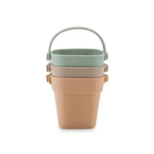 Nouka - Brinquedos de banho Tiny Buckets, Sunset