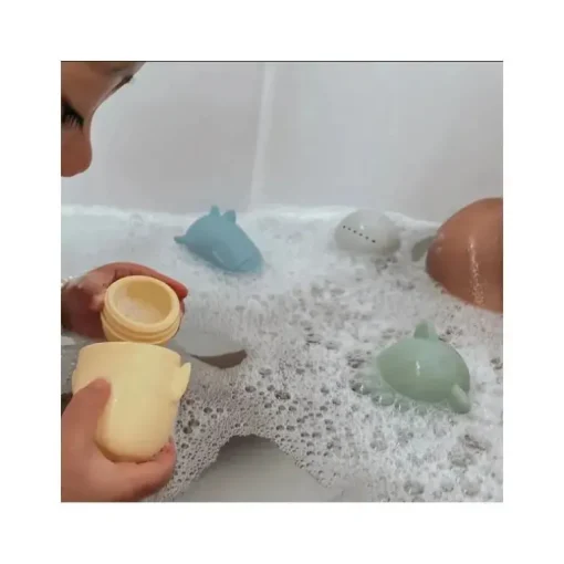 Nouka - Brinquedos de banho de animais de fazenda Conjunto Terra