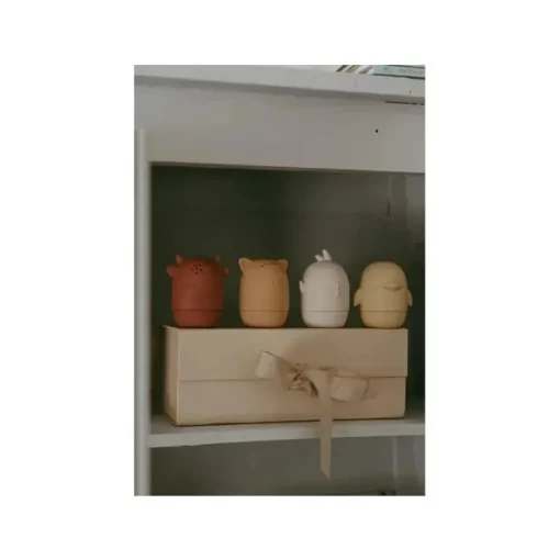 Nouka - Brinquedos de banho de animais de fazenda Conjunto Terra