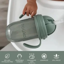 Nouka - Straight Straw Cup, Soft Sand
