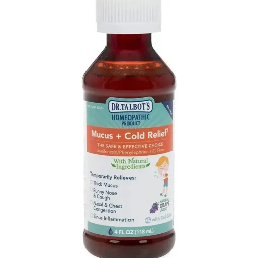Nuby - 4 Oz Homeopathic Dr Talbots Mucus And Cold Relief