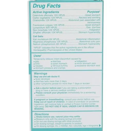 Nuby - 4 Oz Homeopathic Dr Talbots Tummy Ache Relief