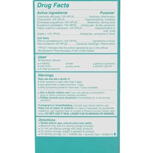 Nuby - 4 Oz homeopático Dr Talbots dor e alívio da febre