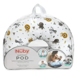 Nuby - Almofada de apoio para bebês e amamentação do Dr. Talbot | Animais do zoológico