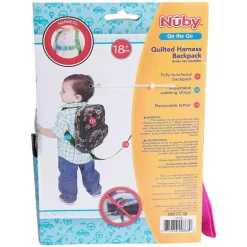 Nuby - Arnês de mochila acolchoado, Sweet Girl