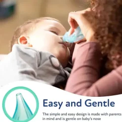 Nuby - Aspirador Nasal Elefante Com Estojo Higiênico