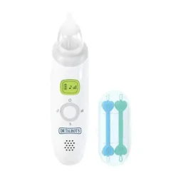Nuby - Aspirador nasal elétrico do Dr. Talbot com limpadores de nariz e ouvidos de 2 unidades