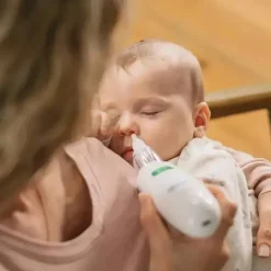Nuby - Aspirador nasal elétrico do Dr. Talbot com limpadores de nariz e ouvidos de 2 unidades