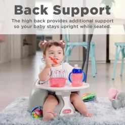 Nuby - Assento Propulsor de Espuma do Dr. Talbot, Cinza