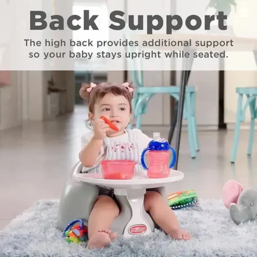 Nuby - Assento Propulsor de Espuma do Dr. Talbot, Cinza