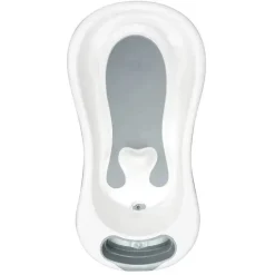 Nuby - Banheira de bebê cinza com espuma Eva