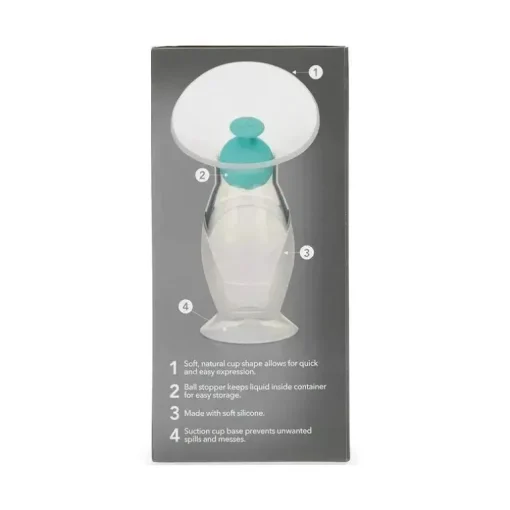 Nuby - Bomba Tira Leite Manual de Silicone Natural Touch