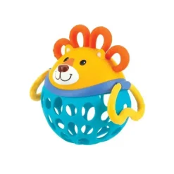 Nuby - brinquedo de chocalho animal Silly Shakers, leão