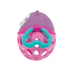 Nuby - brinquedo de chocalho animal Silly Shakers, coruja