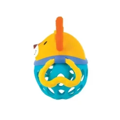 Nuby - brinquedo de chocalho animal Silly Shakers, leão