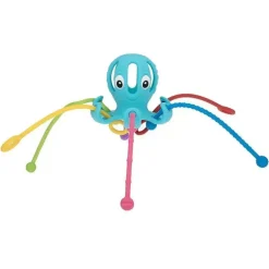 Nuby - Brinquedo interativo polvo 100% silicone com cordão