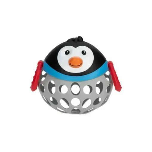 Nuby - Brinquedo Silly Shaker Chocalho, Pinguim