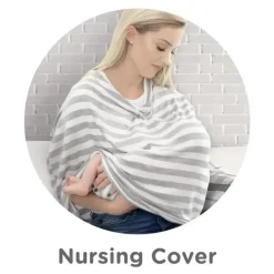 Nuby - Capa de Enfermagem 5 em 1, Estampa Chevron