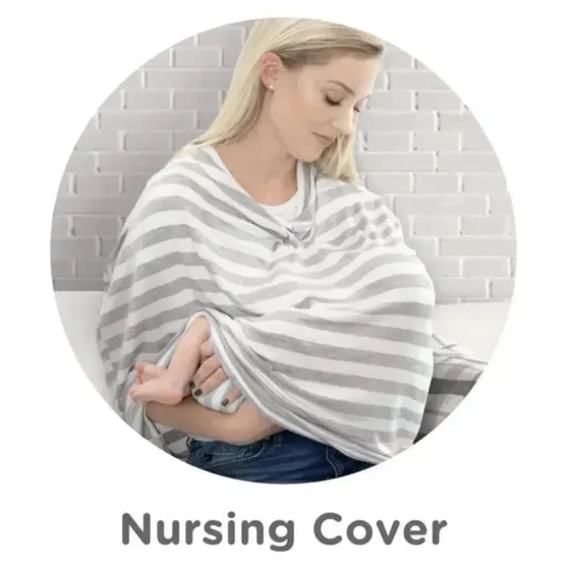 Nuby - Capa de Enfermagem 5 em 1, Estampa Chevron