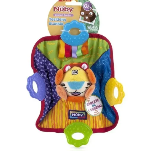 Nuby - Cobertor de pelúcia para dentição
