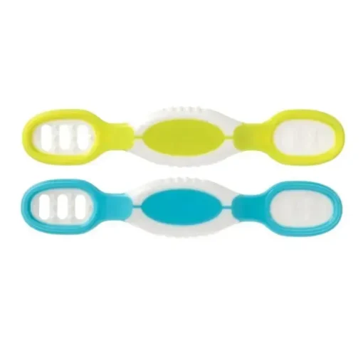 Nuby - Colheres Nuby Dip &amp; Scoop, 2 unidades, neutras