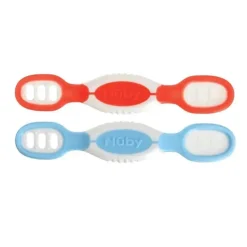 Nuby - colheres para mergulho e colher, pacote com 2, menino