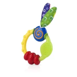 Nuby - conjunto combinado de mordedor, 1 mordedor maluco e 2 mastigáveis