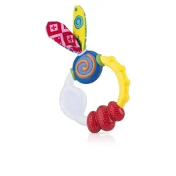 Nuby - conjunto combinado de mordedor, 1 mordedor maluco e 2 mastigáveis