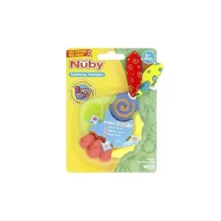 Nuby - conjunto combinado de mordedor, 1 mordedor maluco e 2 mastigáveis