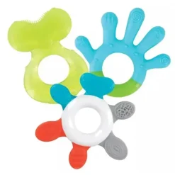 Nuby - conjunto de mordedor de 3 estágios