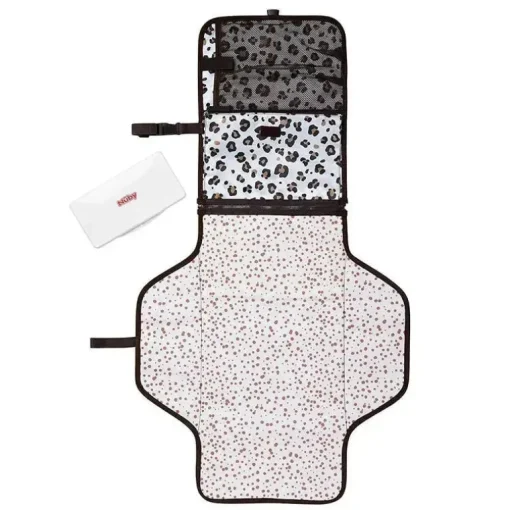 Nuby - Dr Talbots Clássico Trocador com Estampa de Leopardo, Com Estojo