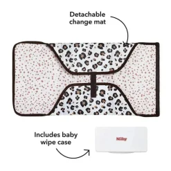 Nuby - Dr Talbots Clássico Trocador com Estampa de Leopardo, Com Estojo