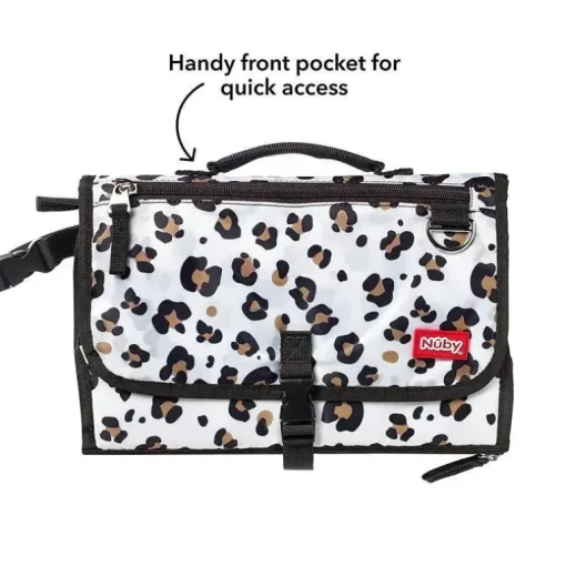 Nuby - Dr Talbots Clássico Trocador com Estampa de Leopardo, Com Estojo