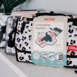 Nuby - Dr Talbots Clássico Trocador com Estampa de Leopardo, Com Estojo