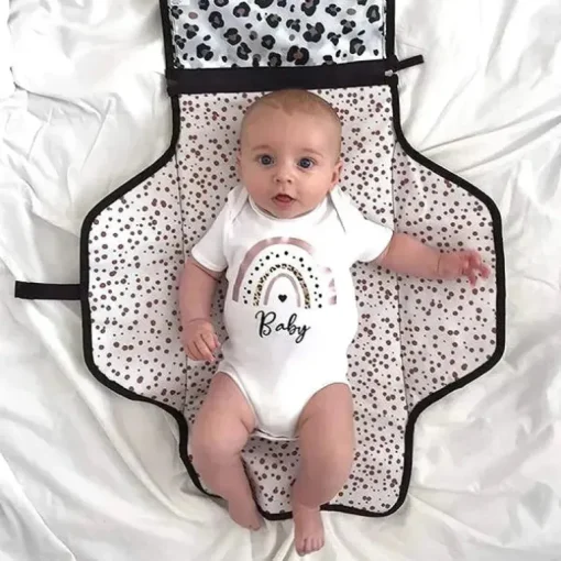 Nuby - Dr Talbots Clássico Trocador com Estampa de Leopardo, Com Estojo