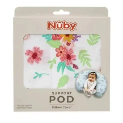Nuby - Dr Talbots Conjunto de capa de travesseiro de amamentação com estampa floral brilhante