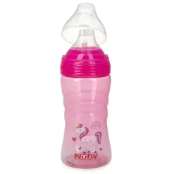 Nuby - Garrafa esportiva Sip-It Sport com bico macio, unicórnio
