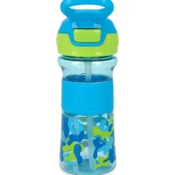 Nuby - Garrafa Flip-It Reflex, Aqua Camo