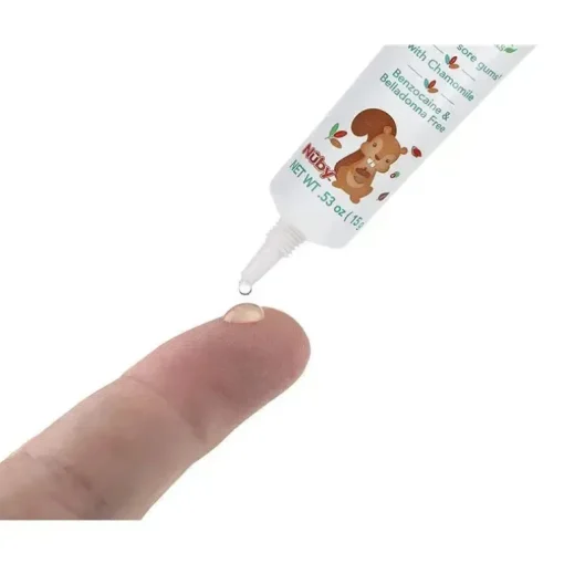 Nuby - Gel calmante natural do Dr. Talbot + goma - EEZ Teether