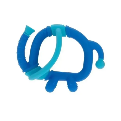 Nuby - Geo Zoos de 1 pacote, variados | Elefante, girafa, polvo e zebra