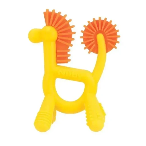 Nuby - Geo Zoos de 1 pacote, variados | Elefante, girafa, polvo e zebra