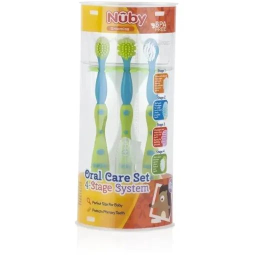 Nuby - Kit de 5 unidades para dentes e gengivas