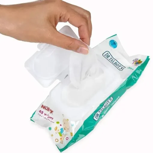 Nuby - Lenços umedecidos totalmente naturais para bebês e gengivas 48 ct