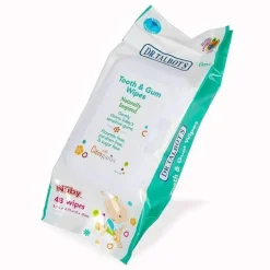 Nuby - Lenços umedecidos totalmente naturais para bebês e gengivas 48 ct