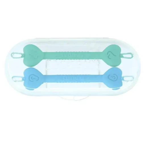 Nuby - Limpador de ouvido e nariz 2Pk com estojo, menino