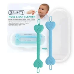 Nuby - Limpador de ouvido e nariz 2Pk com estojo, menino