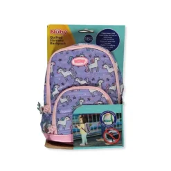 Nuby - Mochila de Arnês Acolchoado, Unicórnio